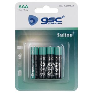 PILA GSC EVOLUTION SALINA R03 (AAA) BLÍSTER 4UD