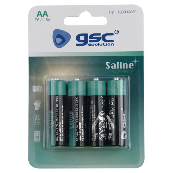 PILA GSC EVOLUTION SALINA R6 (AA) BLÍSTER 4UD